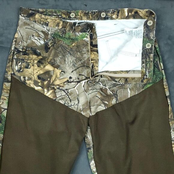 Wrangler ProGear Pants Mens 36x30 Brown Camo Realtree Nylon Reinforced Hunting - Picture 5 of 15